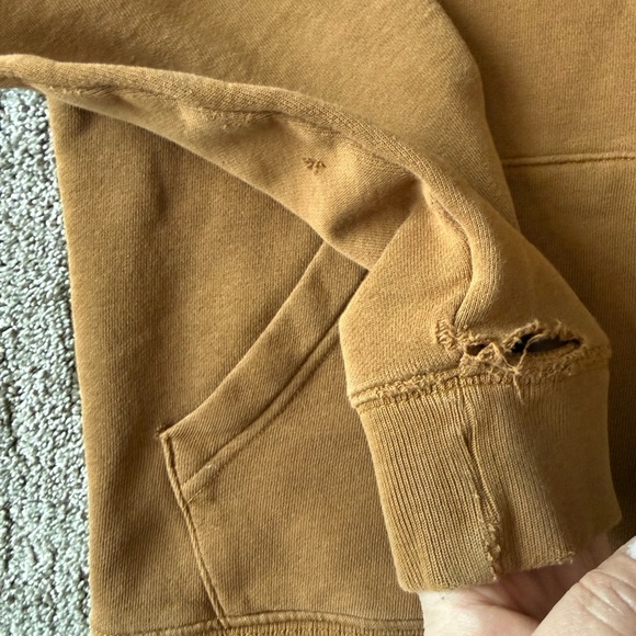 Youth Carhartt Brown Pull-Over Hoodie - Picture 3 of 5